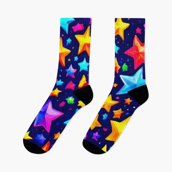 Item preview, Vibrant Volumetric Star Art designed and sold by Health And Fitness Posts e-Store.