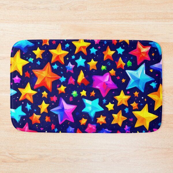 Item preview, Vibrant Volumetric Star Art designed and sold by Health And Fitness Posts e-Store.