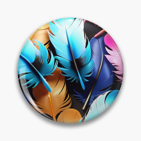 Artikelvorschau, Colorful Feather Pattern entworfen und verkauft von TheArtOfPat.