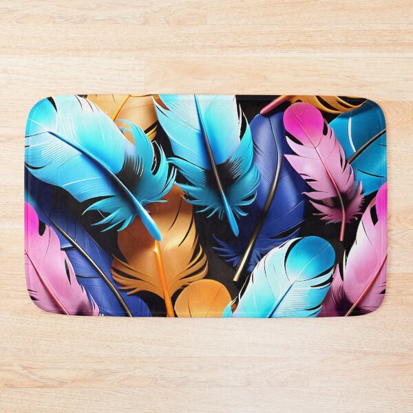 Aperçu de l'œuvre Colorful Feather Pattern créée et vendue par TheArtOfPat.