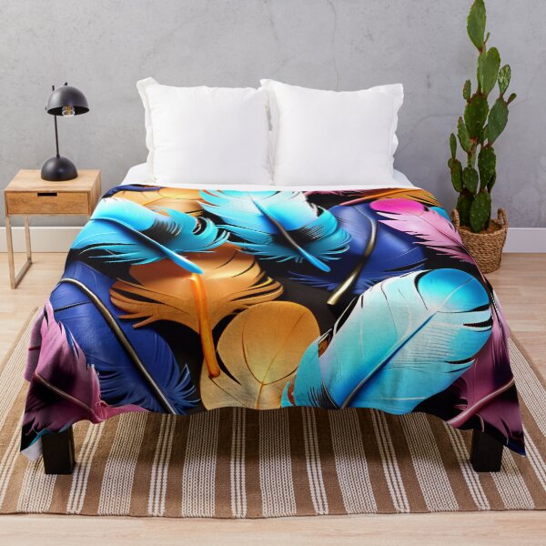 Artikelvorschau, Colorful Feather Pattern entworfen und verkauft von TheArtOfPat.