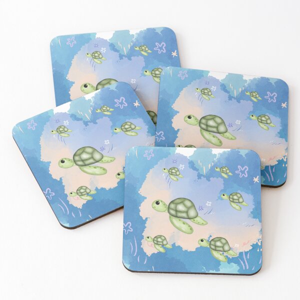 Item preview, Sea Turtles Marine life designed and sold by RainbowsLalala.