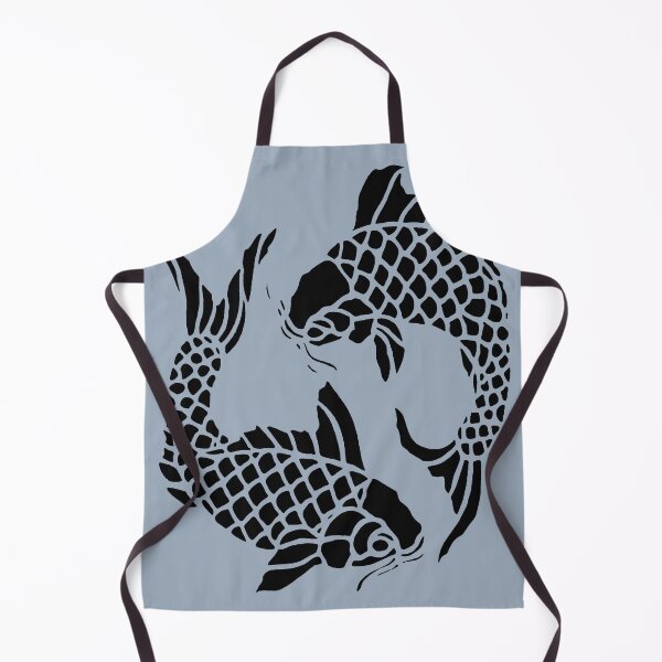 Item preview, Koi Carp Fish Black Cut Out designed and sold by taiche.