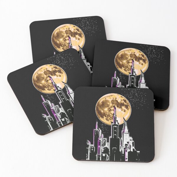 Item preview, New York Collage Under Yellow Moonlight designed and sold by Project Kymera.