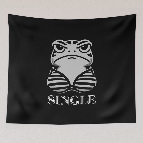 Item preview, Frog single cartoon designed and sold by VibeStyleShop.