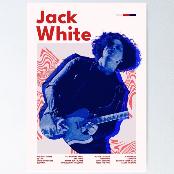 Vista previa del artículo con la obra «Jack blanco Póster», diseñado y vendido por Andriy Syrotyna.