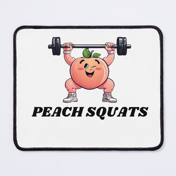 Item preview, MUSCLE-LOVING PEACH SQUATS designed and sold by Yeyishop.