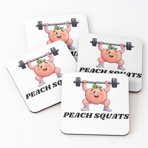 Item preview, MUSCLE-LOVING PEACH SQUATS designed and sold by Yeyishop.