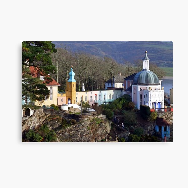 In The Village, Portmeirion 2 Canvas Print