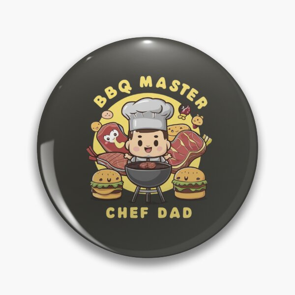 Item preview, BBQ Master Chef Dad - Kawaii designed and sold by Rockin-Rainbow.