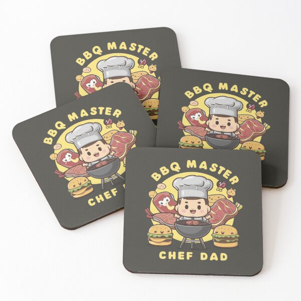 Item preview, BBQ Master Chef Dad - Kawaii designed and sold by Rockin-Rainbow.