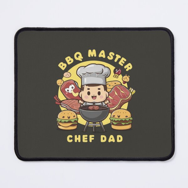 Item preview, BBQ Master Chef Dad - Kawaii designed and sold by Rockin-Rainbow.