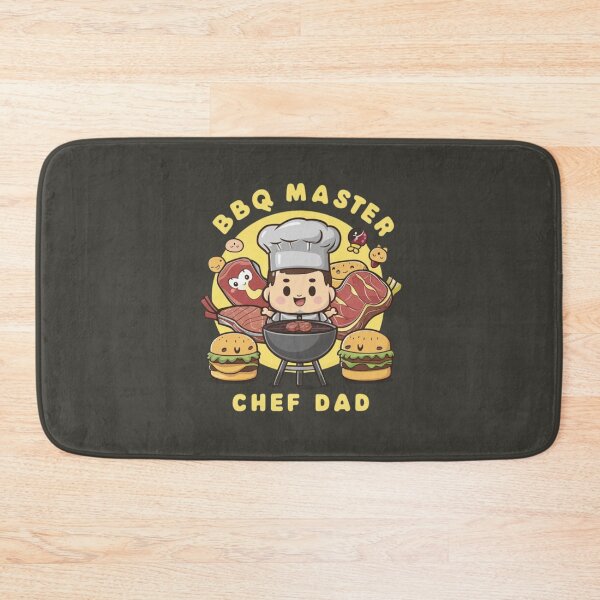 Item preview, BBQ Master Chef Dad - Kawaii designed and sold by Rockin-Rainbow.