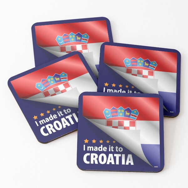 Item preview, I Made It To CROATIA Sticker T-Shirt 01 designed and sold by LocationInks.