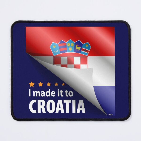 Item preview, I Made It To CROATIA Sticker T-Shirt 01 designed and sold by LocationInks.