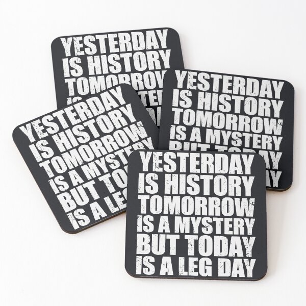Item preview, Today is a leg training day designed and sold by SweetLog.