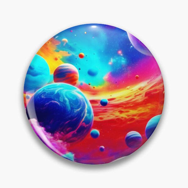 Item preview, Vibrant 3D Space Palette designed and sold by Health And Fitness Posts e-Store.