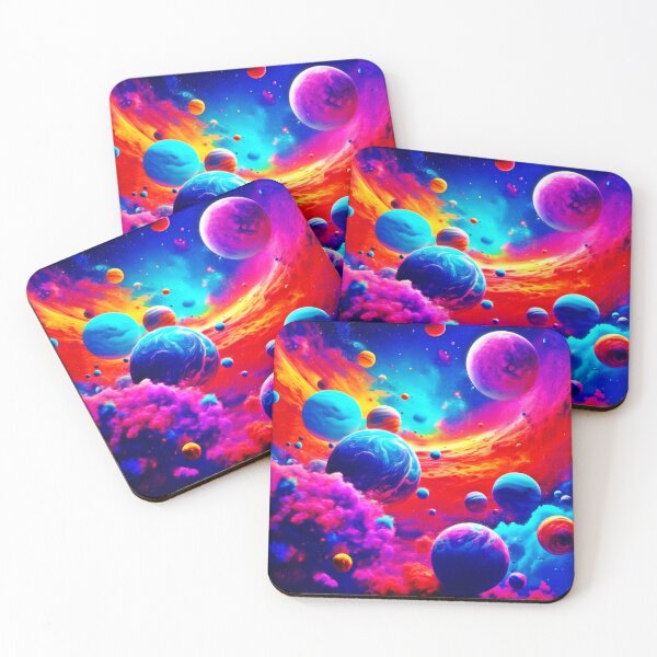 Item preview, Vibrant 3D Space Palette designed and sold by Health And Fitness Posts e-Store.
