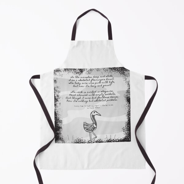 Item preview, A Frightening Figure Skeletal Flamingo Rhyming Remains Poetry designed and sold by CrystalWillette.
