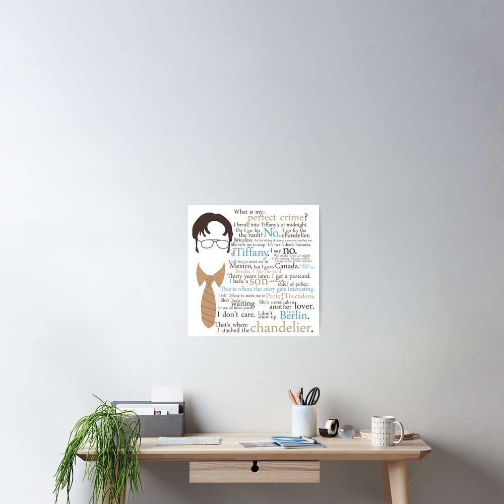 Dwight's Perfect Crime Poster