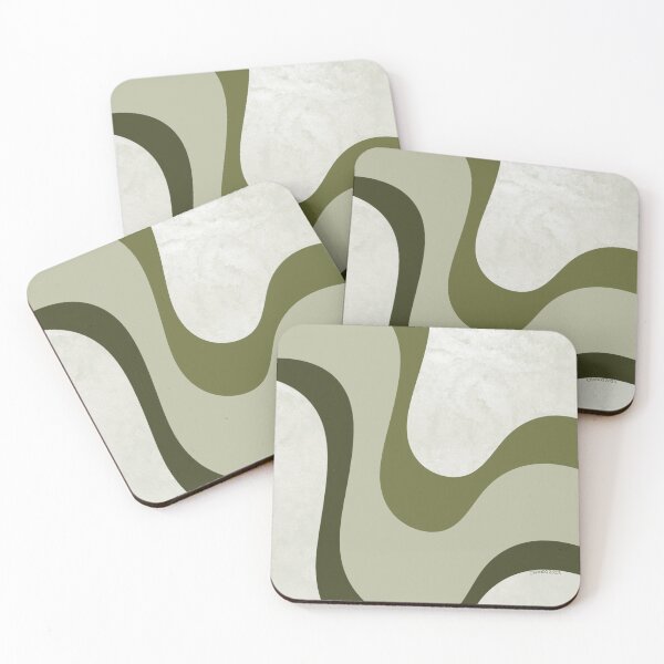 Item preview, Flowing Shades of Green designed and sold by Cait Wight Art.