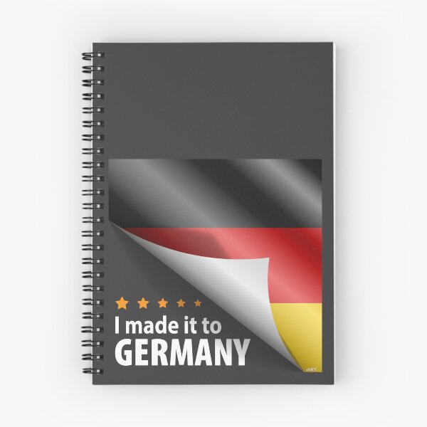 Item preview, I Made It To Germany Sticker T-Shirt 01 designed and sold by LocationInks.