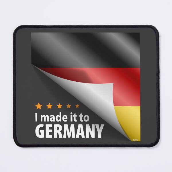Item preview, I Made It To Germany Sticker T-Shirt 01 designed and sold by LocationInks.