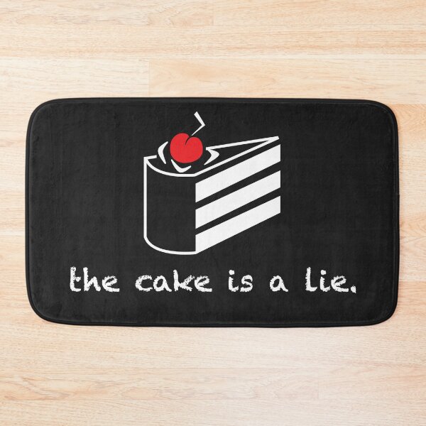 Artikelvorschau, Der Kuchen ist eine Lüge. Portal entworfen und verkauft von matthewschalo.
