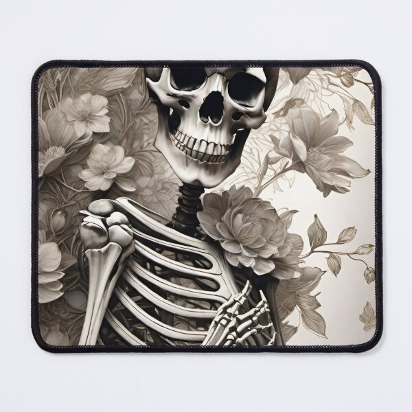 Item preview, Floral skeleton designed and sold by MatrixTattoo.
