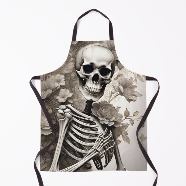 Item preview, Floral skeleton designed and sold by MatrixTattoo.