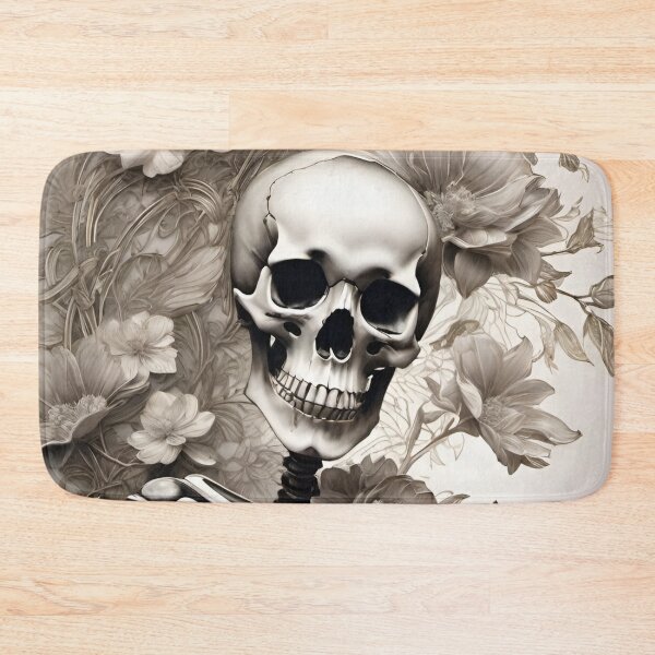 Item preview, Floral skeleton designed and sold by MatrixTattoo.