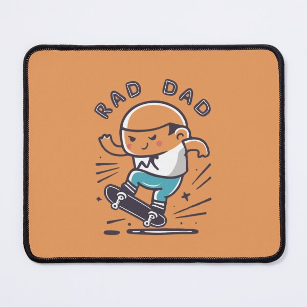 Item preview, Rad Dad on a Skateboard - Kawaii designed and sold by Rockin-Rainbow.