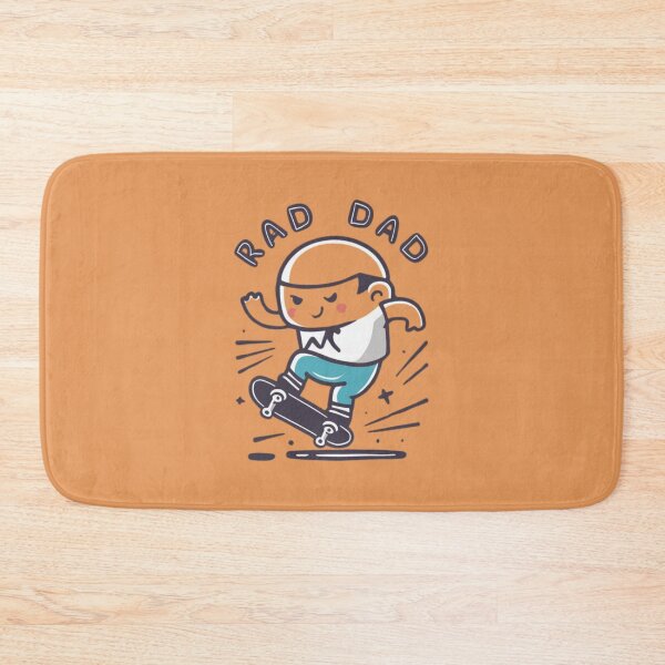 Item preview, Rad Dad on a Skateboard - Kawaii designed and sold by Rockin-Rainbow.