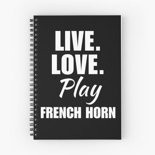 Item preview, Live, love, play french horn. French horn instrument hornist or teacher quote saying designed and sold by NBSStore.