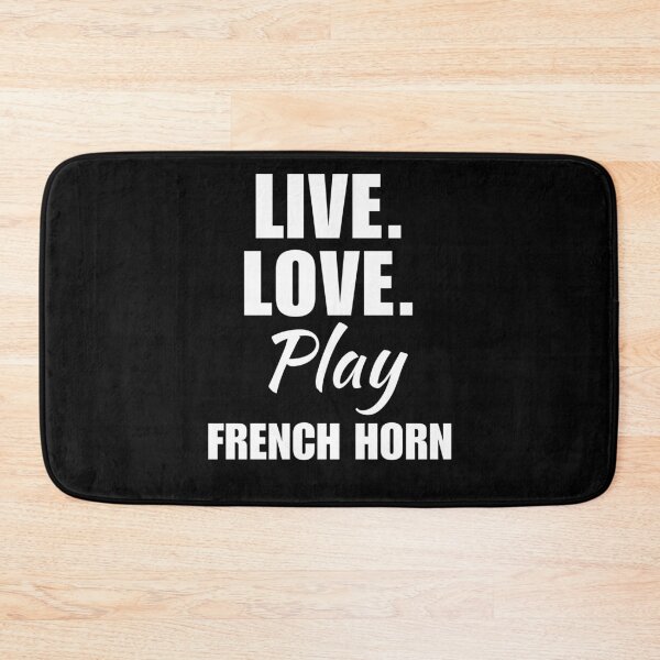 Item preview, Live, love, play french horn. French horn instrument hornist or teacher quote saying designed and sold by NBSStore.