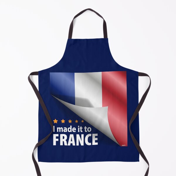 Item preview, I Made It To FRANCE Sticker T-Shirt 01 designed and sold by LocationInks.