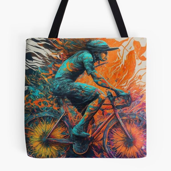 Item preview, Rainbow Adventures: Cyclist in a Colorful World designed and sold by Hubioone.