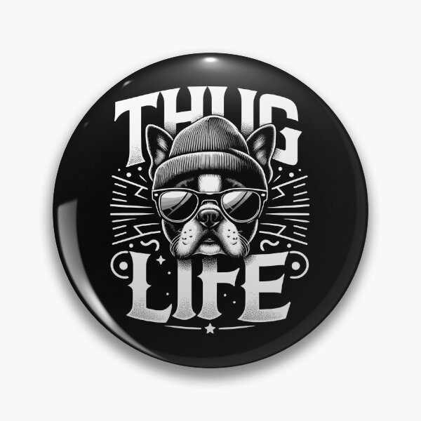 Item preview, Boston Terrier Gangster Life Dog Gift designed and sold by Pineapple-Tree.