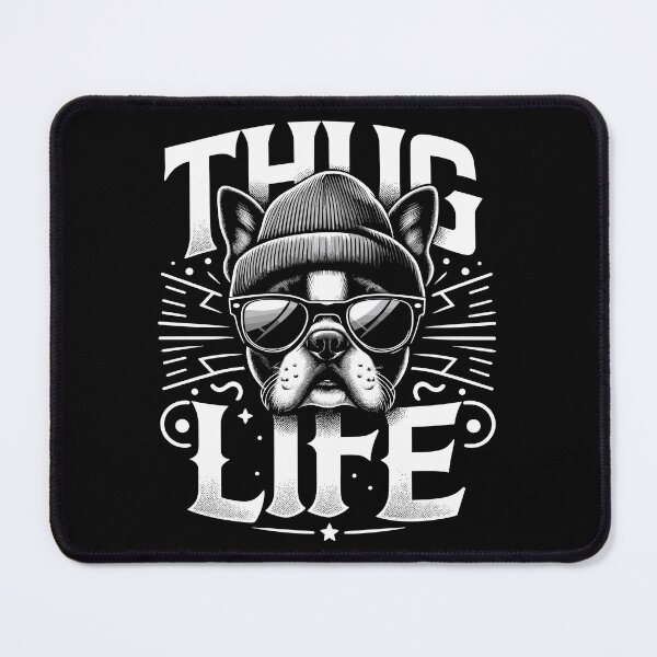 Item preview, Boston Terrier Gangster Life Dog Gift designed and sold by Pineapple-Tree.