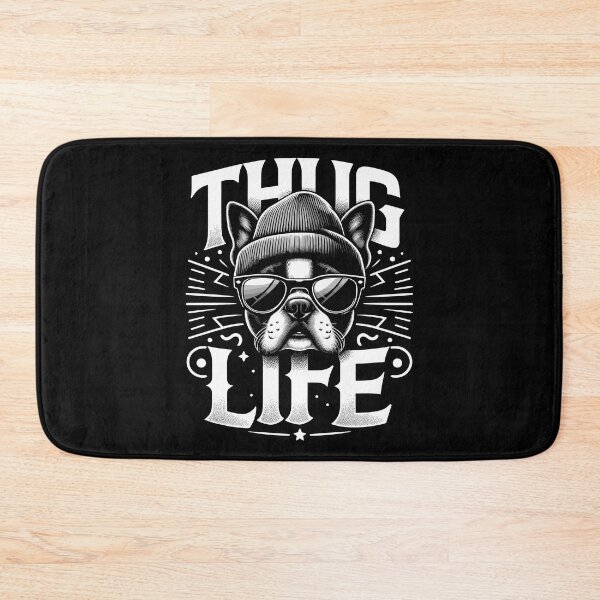 Item preview, Boston Terrier Gangster Life Dog Gift designed and sold by Pineapple-Tree.