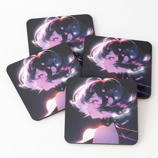 Item preview, Night Stargazer Anime Girl designed and sold by bubblegoth.