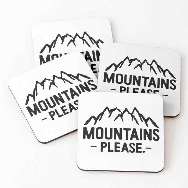 Item preview, Mountains Please. Gift for Mountains Lovers designed and sold by Kondi-Art.