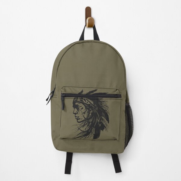 Item preview, Native American Woman Indian Warrior designed and sold by Wild-Co.