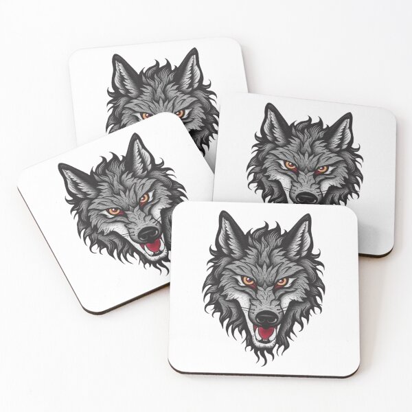 Item preview, Classic Traditional Wolf Tattoo designed and sold by Authentic-Merch.