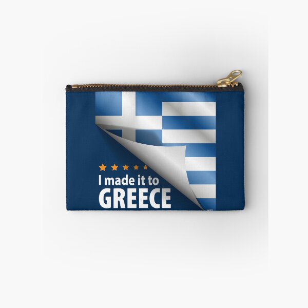 Item preview, I Made It To GREECE Sticker T-Shirt 01 designed and sold by LocationInks.