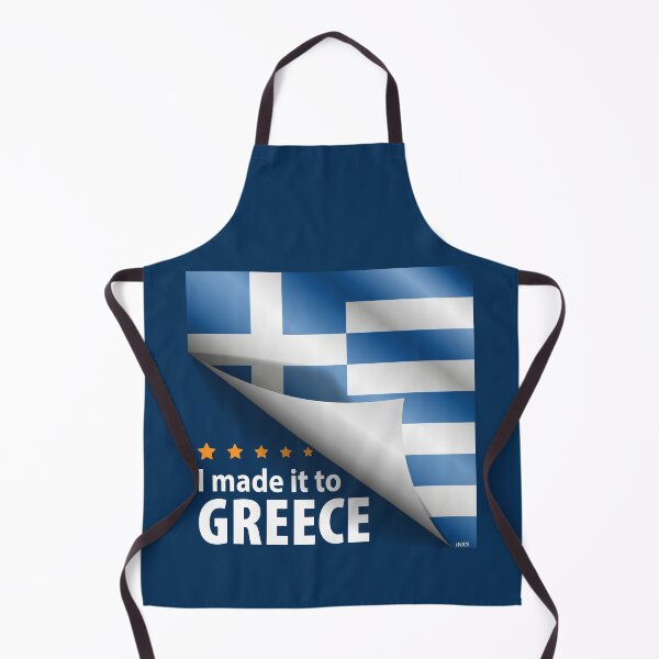 Item preview, I Made It To GREECE Sticker T-Shirt 01 designed and sold by LocationInks.