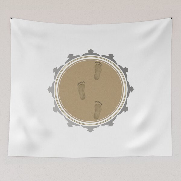 Item preview, "Infinite Circles: Footprints on the shore" designed and sold by RhonDesign.