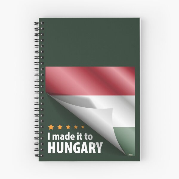 Item preview, I Made It To HUNGARY Sticker T-Shirt 01 designed and sold by LocationInks.