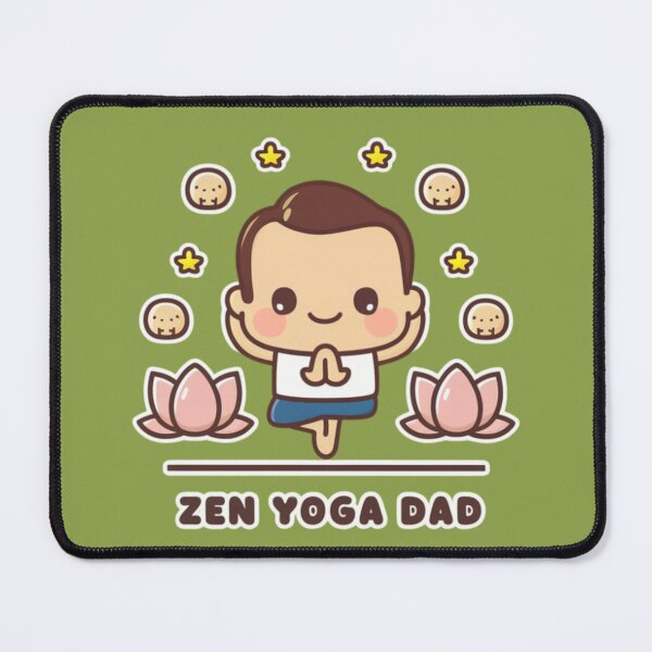 Item preview, Zen Yoga Dad - Kawaii designed and sold by Rockin-Rainbow.