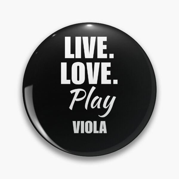 Item preview, Live, love, play viola. Funny violist music instructor or lover quote designed and sold by NBSStore.